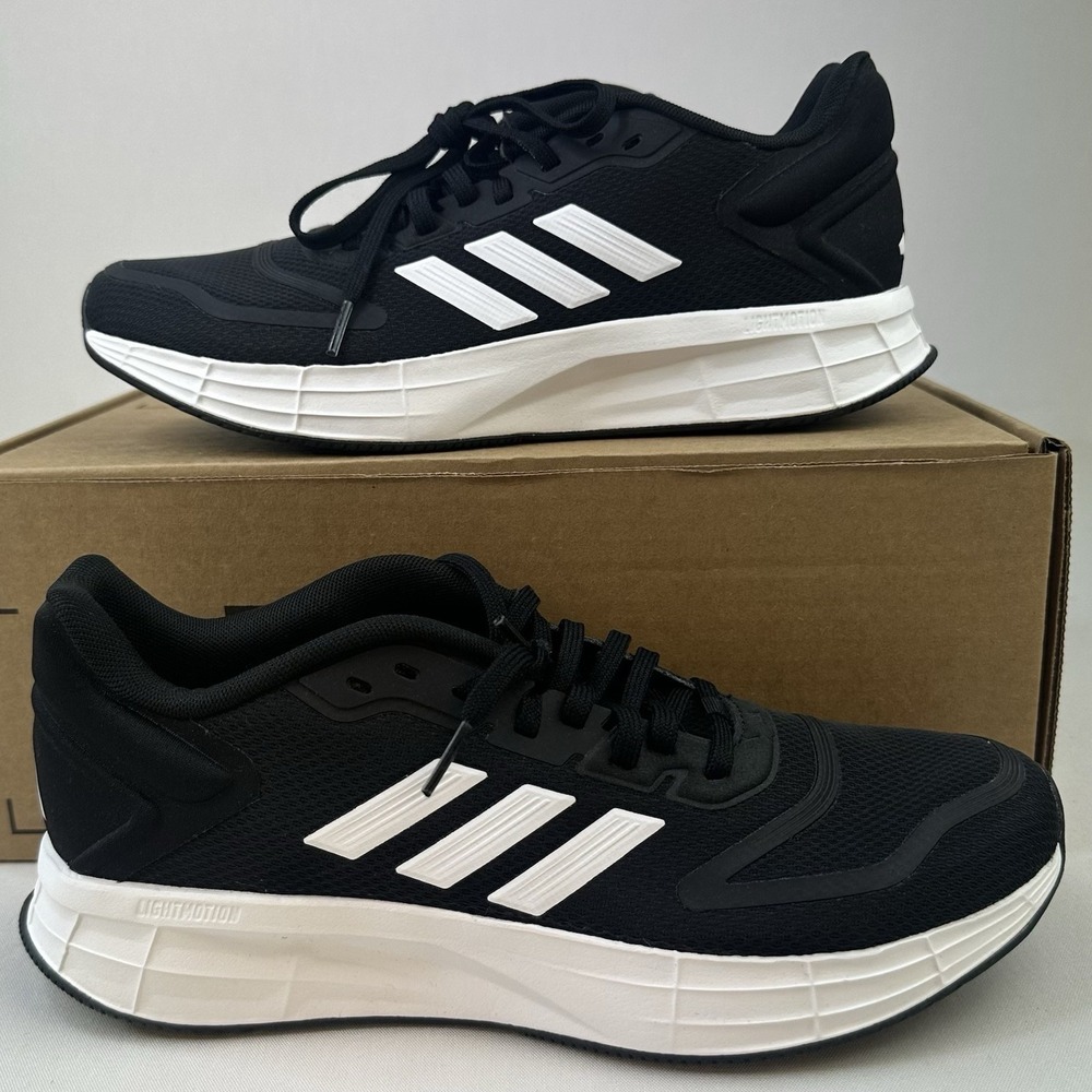 Adidas Duramo Women's Sz 9.5 Running Shoes Sneakers Black/White